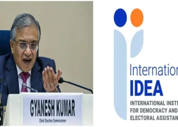 Chief Election Commissioner Gyanesh Kumar (Left)