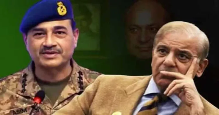 Pakistan's army chief Asim Munir and country's Prime Minister Shehbaz Sharif