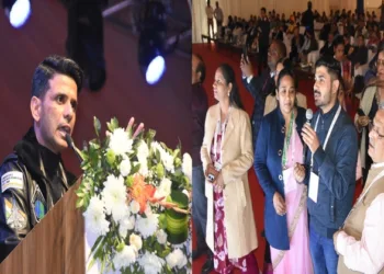 Astronaut Shubhanshu Shukla shares space journey with students at IISF Panchkula event