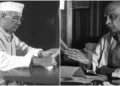 Jawaharlal Nehru
(Left) and Sardar Vallabhbhai Patel (Right)