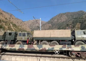 Special military train to Anantnag, Kashmir