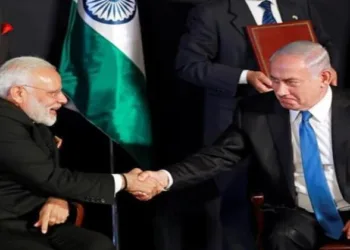 India's Prime Minister Narendra Modi and Israeli Primer Minister Benjamin Netanyahu