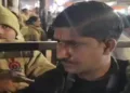 Muslim man Mansoori Akleel caught in a pickpocketing attempt at Banke Bihari Mandir