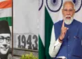 Prime Minister Narendra Modi (Right)