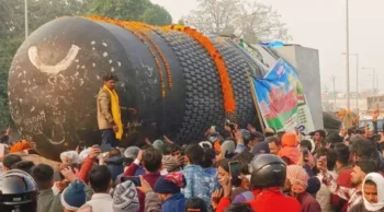 World's largest Shivling to be installed at Virat Ramayan Mandir complex in East Champaran of Bihar, Image courtesy Hindusthan