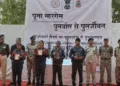 4 hardcore Maoists surrender before officials in Sukma