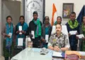 9 Maoists surrender before police in Chhattisgarh's Dhamtari district, Image courtesy-Newsonair