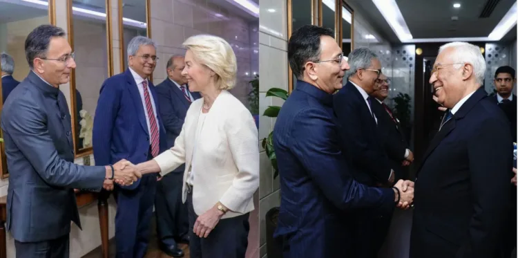 European Presidents departs after successful India visit, Image courtesy MEA via ANI