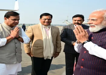 Prime Minister Narendra Modi in Assam