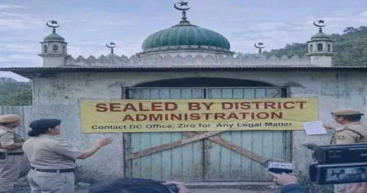 Illegal Mosque in Arunachal Pradesh