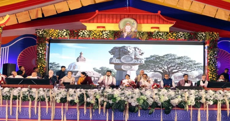Deputy Chief Minister Pravati Parida and others International Buddhist Conference at Udayagiri, Jajpur.