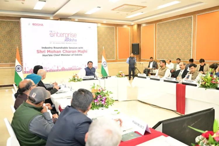 Chief Minister Mohan Charan Majhi at Enterprise Odisha in Rourkela