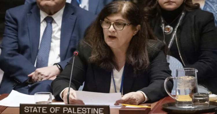 Foreign Minister of Palestine Varsen Aghabekian(File Photo)