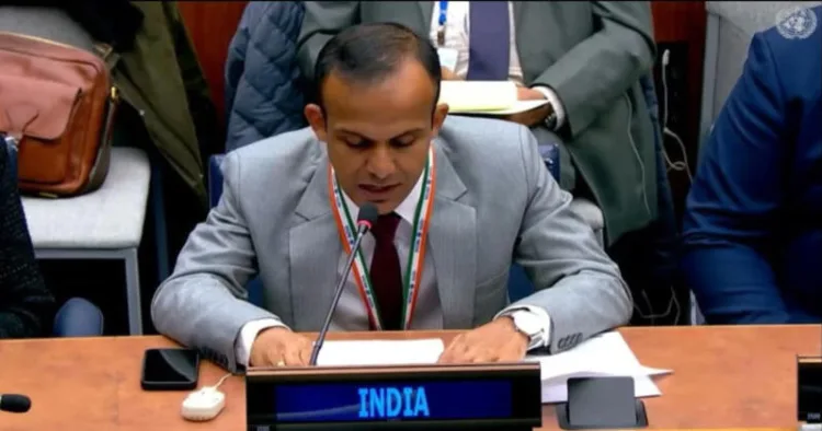 Counsellor in the Permanent Mission of India to the UN Eldos Mathew Punnoose
