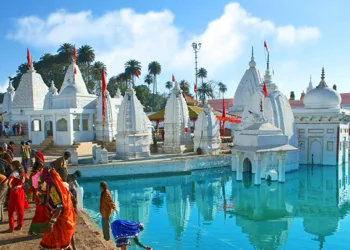 Devotion in motion: Pilgrims and locals gather along the banks of Maa Narmada in Amarkantak to celebrate Narmada Jayanti, offering lamps, prayers, and gratitude to the timeless river that nurtures faith, life, and ecology