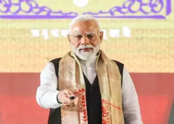 Prime Minister Narendra Modi in Assam