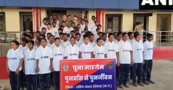 63 Maoists surrender in Dantewada, Image via ANI
