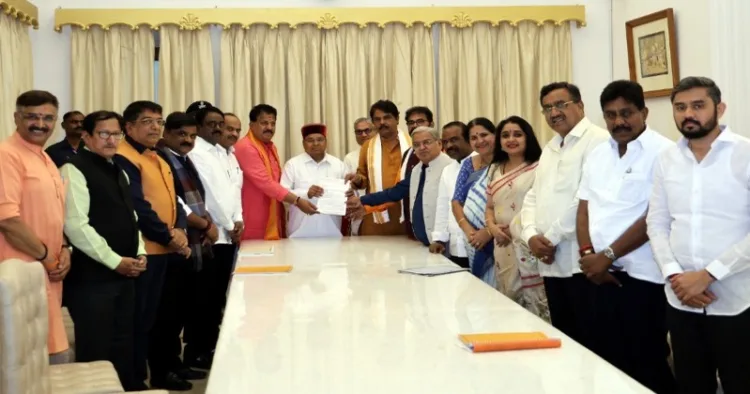 BJP delegation requests Karnataka governor not to pass the Hate Speech Bill