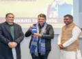 Chief Minister Devendra Fadnavis accepted World Economic Forum(WEF) Magnetic Maharashtra badge