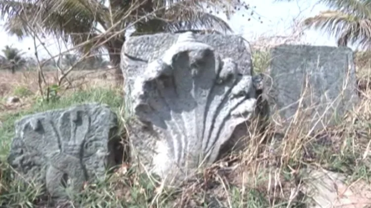 A rare seven-hooded Naga stone idol unearthed during ongoing archaeological excavations at Lakkundi in Gadag district, shedding light on the region’s Vijayanagara-era heritage