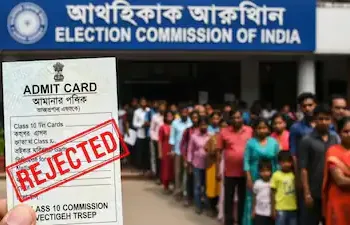 The Election Commission has rejected Bengal’s request to accept Class 10 admit cards for voter verification in SIR 2026 (AI Image)