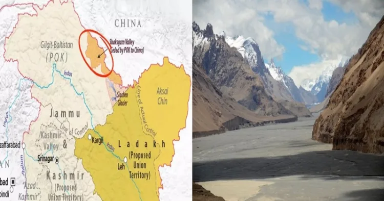 China's territorial agreesion over Shaksgam valley in PoJK