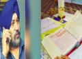 Police has arrested Former SGPC Auditor Satinder Singh Kohli in theft of 328 Guru Granth Sahib Copies