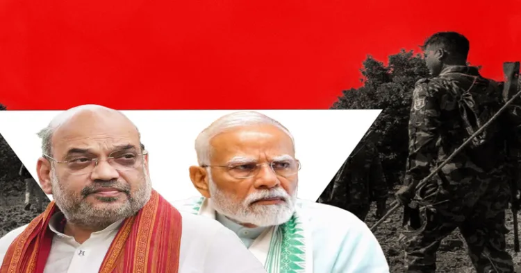 The Government of India resolves to end naxalism in the country by March 2026