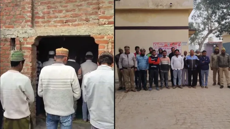 Police said some villagers objected to the prayers being held regularly at the house