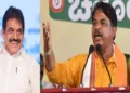 Congress leader K.C. Venugopal and Leader of Opposition R. Ashoka
