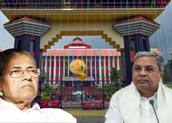 (Left) Kerala Chief Minister Pinarayi (Right) Karnataka Chief Minister Siddaramaiah