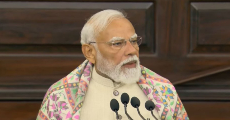 Prime Minister Modi addressing the 28th Conference of Speakers and Presiding Officers of the Commonwealth (CSPOC) at New Delhi