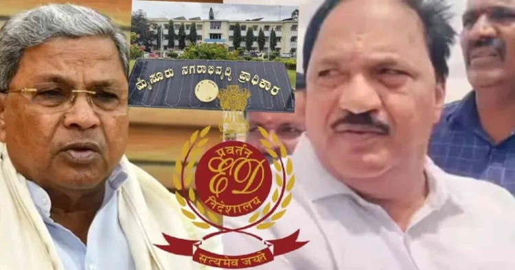 (Left) Karnataka Chief Minister Siddaramaiah (Right) Former MUDA chairman Marigowda