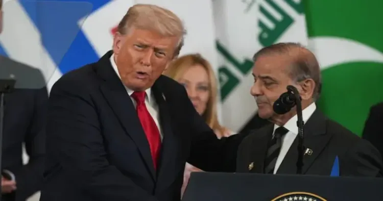 US President Donald Trump and Pakistan Prime Minister Shehbaz Sharif