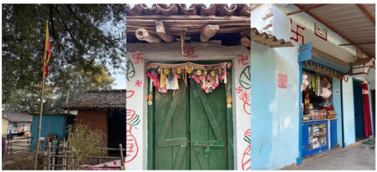 The houses of Gond tribe of Jharkhand who have resisted conversion for 100 years now (Photo: Sonam Singh, Organiser)