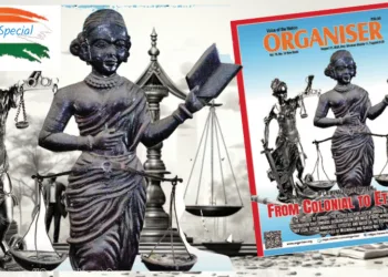 In August 27, 2023 edition, Organiser Weekly first presented idea and suggested that the process to overhaul the justice delivery system should be seen as a constructive step towards decolonisation. Bharat needs a 360° approach to make our legal system indigenous, effective and based on the eternal Dharmic principles of Mimamsa and Danda Niti.