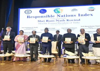 Former President Ramnath Kovind launches the Responsible Nations Index in New Delhi