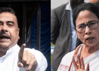 (Left) Bharatiya Janata Party (BJP) leader Suvendu Adhikari (Right) West Bengal CM Mamata Banerjee