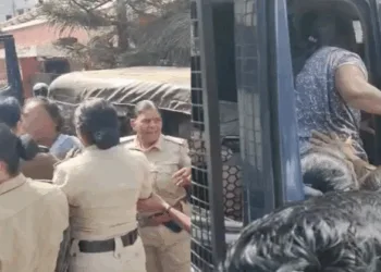 BJP Woman Worker alleges stripping and assault