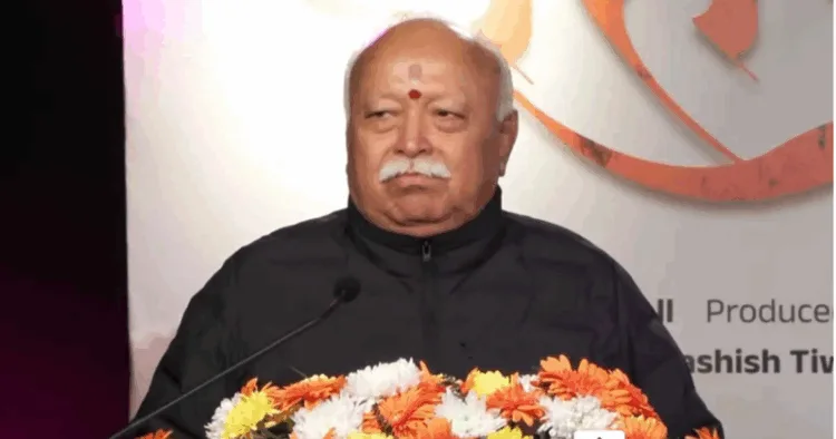 RSS Sarsanghchalak Dr Mohan Bhagwat
