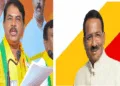 (Left) Leader of the Opposition in the Karnataka Legislative Assembly R. Ashok (Right) Excise Minister RB Thimmapur