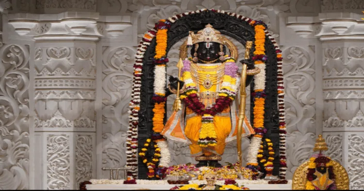 Ram Lalla at Ayodhya's Ram Mandir