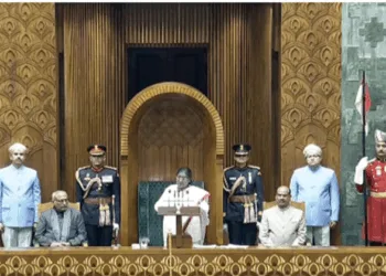 President Droupadi Murmu addressing the parliament