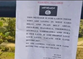 ISIS-K threatens Meghalaya’s Garo Hills, ‘Vacate by 2027’ posters trigger panic