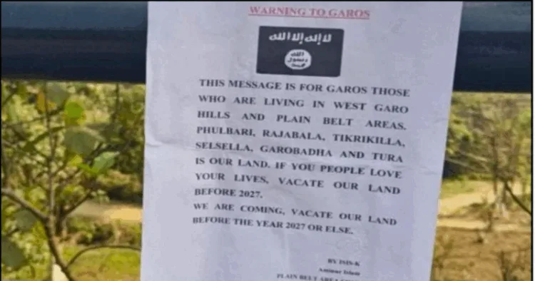 ISIS-K threatens Meghalaya’s Garo Hills, ‘Vacate by 2027’ posters trigger panic