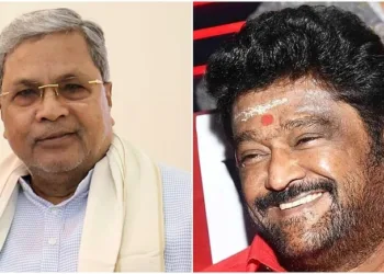 (Left) Chief Minister Siddaramaiah (Right) Rajya Sabha MP Jaggesh