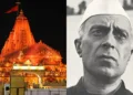 The First Prime Minister of India. Jawahar Lal Nehru wrote 17 letters against Somnath temple
