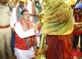 Union Minister Jual Oram at Medaram