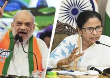 Union Home Minister Amit Shah (Left) and West Bengal Chief Minister Mamata Banerjee (Right)
