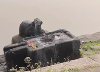 Ancient Shiva Lingam vandalised at historic Bhimeswara Mandir